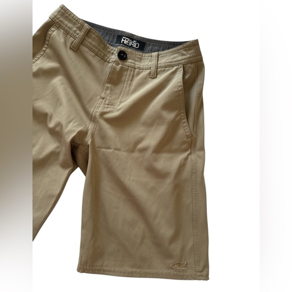 3/$20 O’Neill Boys’ Hybrid Quick-Dry Stretch Shorts khaki tan Size 24 Classic - Picture 2 of 10